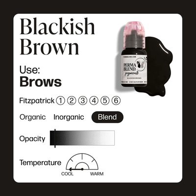 Blackish Brown - Perma Blend Pigment
